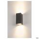 Big Theo Up/Down, Buiten Wall Lamp, QPAR111, IP44, Corner, Up/Down, Anthracite, Max. 150W