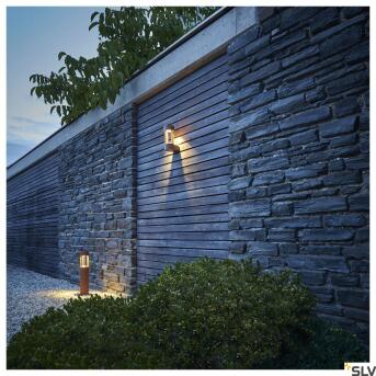 SLOTS WALL, Outdoor Wandleuchte, LED, 3000K, rost, 6,3 W