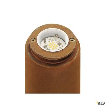 Rusty® 40, Outdoor Lay Light, LED, 3000K, Round, Steel Rusted, Ø/H 19/40 cm
