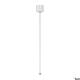Pendulum suspensie, voor Eutrac Hochvolt 3Phase-opbouw, star, wit, 60 cm, M13 draad