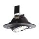 Saturn plafondlamp zwart rond Ø10 cm LED 7W 4000K dimable