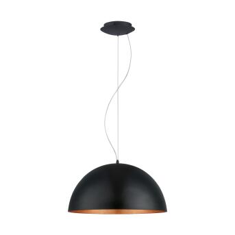 Gaetano hanger lamp Ø 53 cm zwart koper