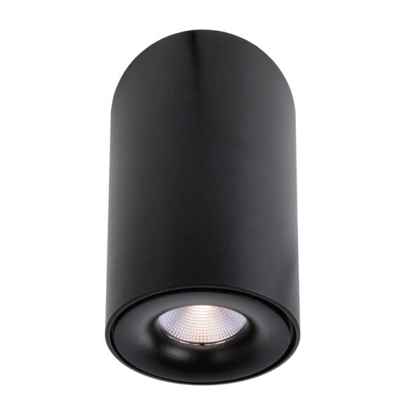 schwarze runde Deckenaufbauleuchte Bengala LED 9,20 W dimmbar
