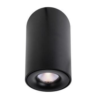 schwarze runde Deckenaufbauleuchte Bengala LED 9,20 W...