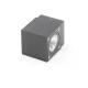 Wall Rage Lamp, Cubodo II enkele mini donkergrijs LED 4.5W