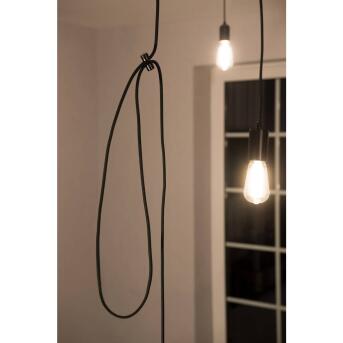 Plafondhaken, voor fitale hanglamp, zwart, kabelklem