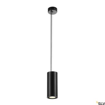 SUPROS 78, Pendelleuchte, LED, 3000K, rund, schwarz, 60° Linse, 9W
