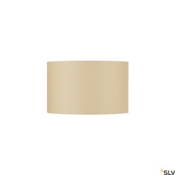 FENDA, Leuchtenschirm, rund, beige, Ø/H 45,5/28 cm