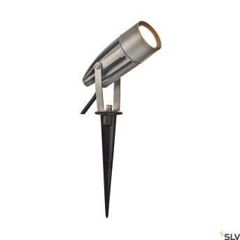 SYNA, Outdoor Spiessleuchte, LED, 3000K, IP55, silbergrau, 230V, 8,6W