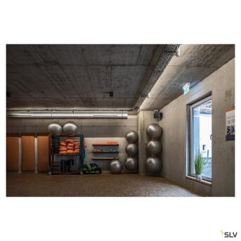 P-licht, muur- en plafondlamp, nooduitgangslamp, LED, 6000K, wit, l/b/h 33/6/25 cm, 4W