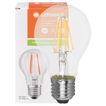 LED-Filament-Lampe E27  PHARATHOM RETROFIT AGL-Form 7,5W  klar 1055lm 2700K