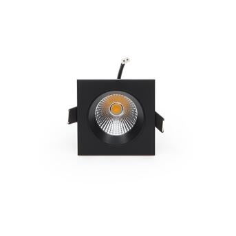 Orionis Installatie Radiator LED 6,5 W Angular Black 7.8x7.8 cm dimable 2700K