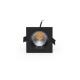 Orionis Einbaustrahler LED 6,5W eckig schwarz 7,8x7,8 cm dimmbar 2700K