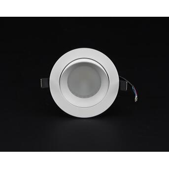 Deckeneinbauleuchte COB 94 RGBW weiß rund Ø11 cm RGB + 3000K dimmbar