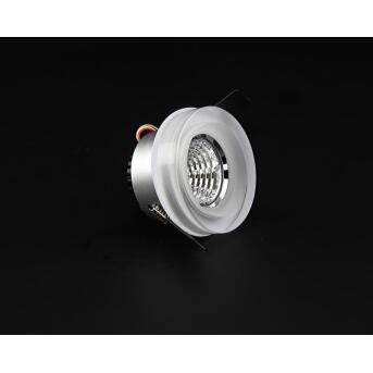 COB 68 Acryl verzonken lamp rond duidelijk Ø7,8 cm LED 8W 2400-6500K Dimmable