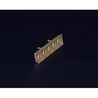 Zubehör / Ersatzteil, Ceti 5 Reflektor Gold, Länge: 123 mm, Breite: 22 mm, Höhe: 30 mm