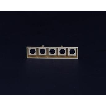 Accessoires / reserveonderdeel, CETI 5 Reflector Goud, lengte: 123 mm, breedte: 22 mm, hoogte: 30 mm