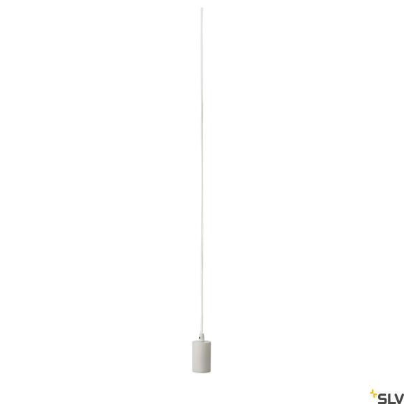 Fitu, hanglamp, A60, rond, wit, 5 m kabel met open kabeluiteinde, max. 60W
