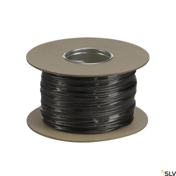 Niedervolt Seil für Tenseo Niedervolt-Seilsystem schwarz 4mm² 100m