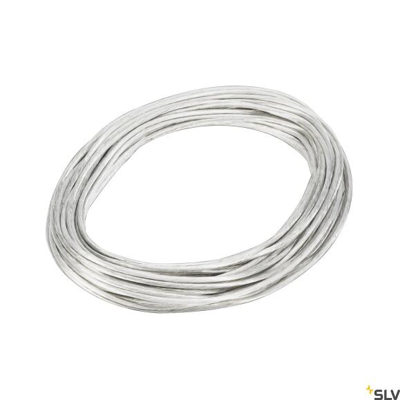 Niedervolt Seil für Tenseo Niedervolt-Seilsystem weiß 6mm² 20m
