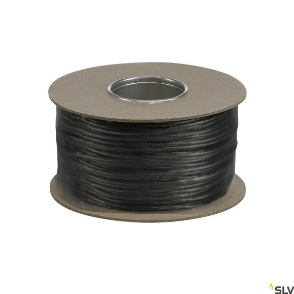 Niedervolt Seil für Tenseo Niedervolt-Seilsystem schwarz 6mm² 100m