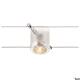 COMET, Seilleuchte für TENSEO Niedervolt-Seilsystem, QR-C51, chrom, teilsatiniertes Glas