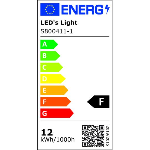 LED-Ovalleuchte weiß LEDs/230V/12W, 840 lm,4000K