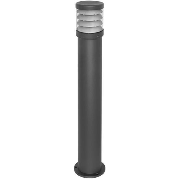 moderne runde Außenstehleuchte graphit grau E27 Höhe 92,5 cm