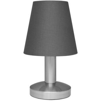 Tafellampmatten nikkel-matte paraplu grijs 24,5 cm...