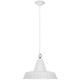 Decoratieve hanglamp gemaakt van keramisch wit Ø37,5 cm