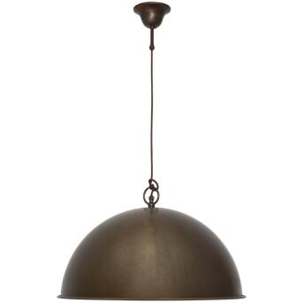 Rustieke hanglamp bruin geborsteld Ø52 cm