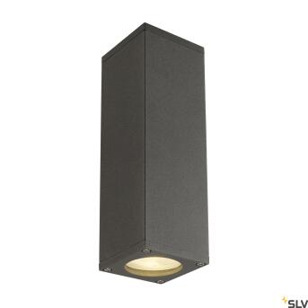 Theo Up/Down, Wall Lamp, QPAR51, Anthracite, Max. 2X50W