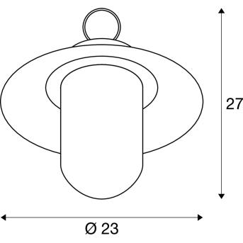 Molat, Outdoor Pendant Lamp, E27, Anthracite, Max. 60W, IP44
