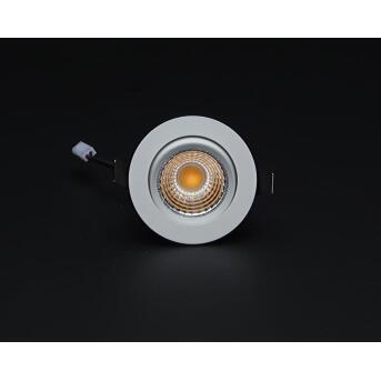 Plafondlamp, COB-68-350MA-2700K-RUND-FLACH, elektriciteitsconstant, 14-15V DC, 350 Ma, 5,00 W