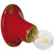 Rustiek wandlamp keramiek in rood vintage ontwerp E27