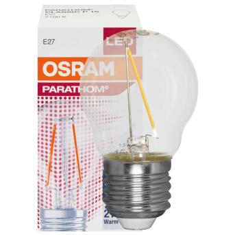Filament-LED-Lampe PHARATHOM RETROFIT Tropfen-Form, klar...