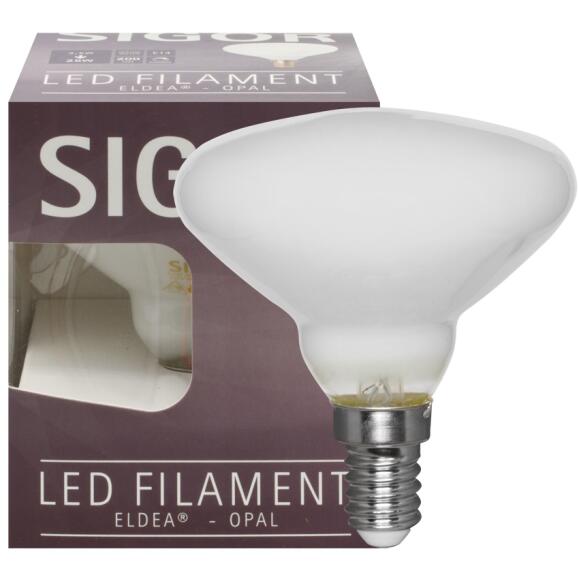 Sigor LED Leuchtmittel ELDEA® Lampe Opal E14 2,5W 2700K warmweiß