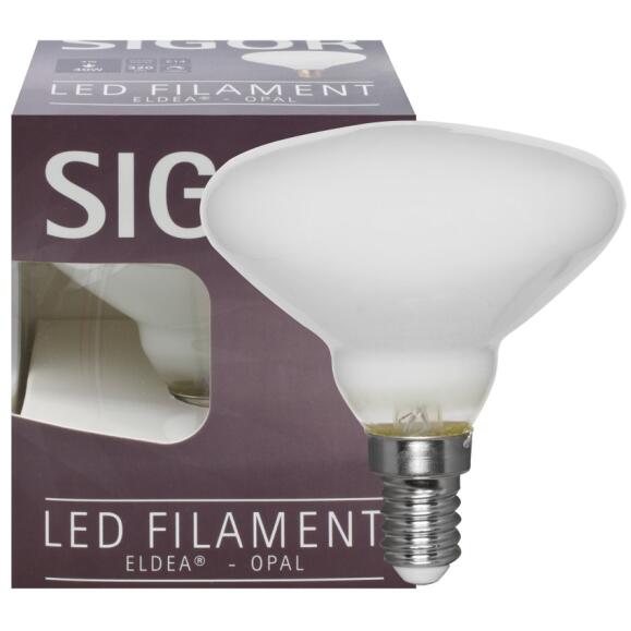Sigor LED -lampen ELDEA® LAMP OPAL E14 4W 2700K warm wit