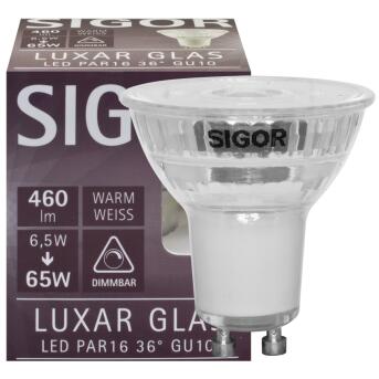 LED Reflector Lamp Par16 Luxar GU10/240V Levensduur 25.000 uur