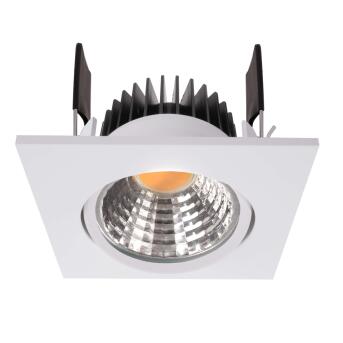 COB 68 plafondlamp Angular Wit 7,8x7,8 cm 4000k dimable 350ma