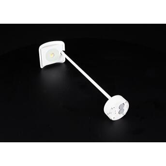 Display lamp Atis II in witte LED 15W 3000K warm wit 52,6 cm