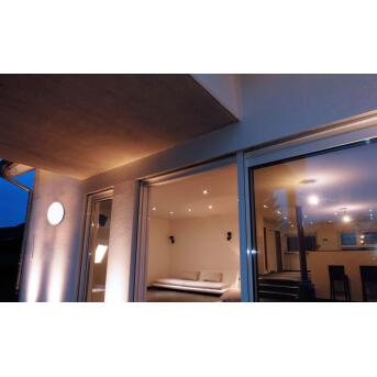 Cafetaria LED -installatielamp voor muur en plafond rond...